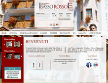 Tablet Screenshot of hotelsassorosso.it